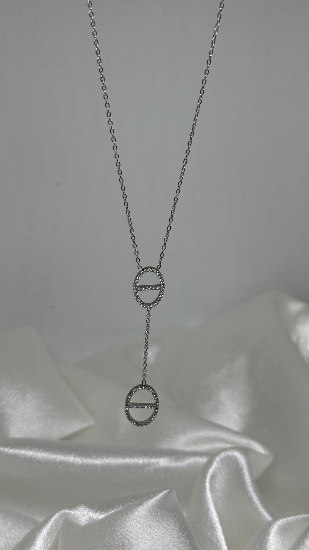 collier Oria argenté