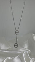 collier Oria argenté