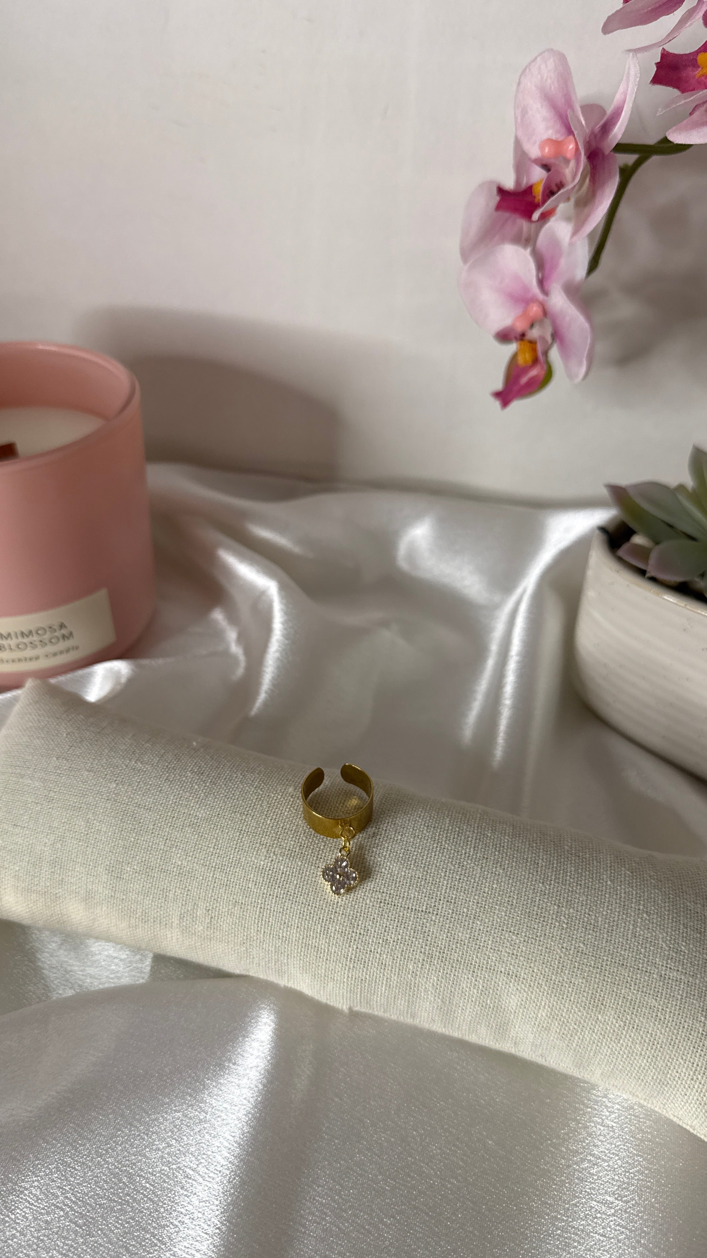 Bague Jasmine dorée