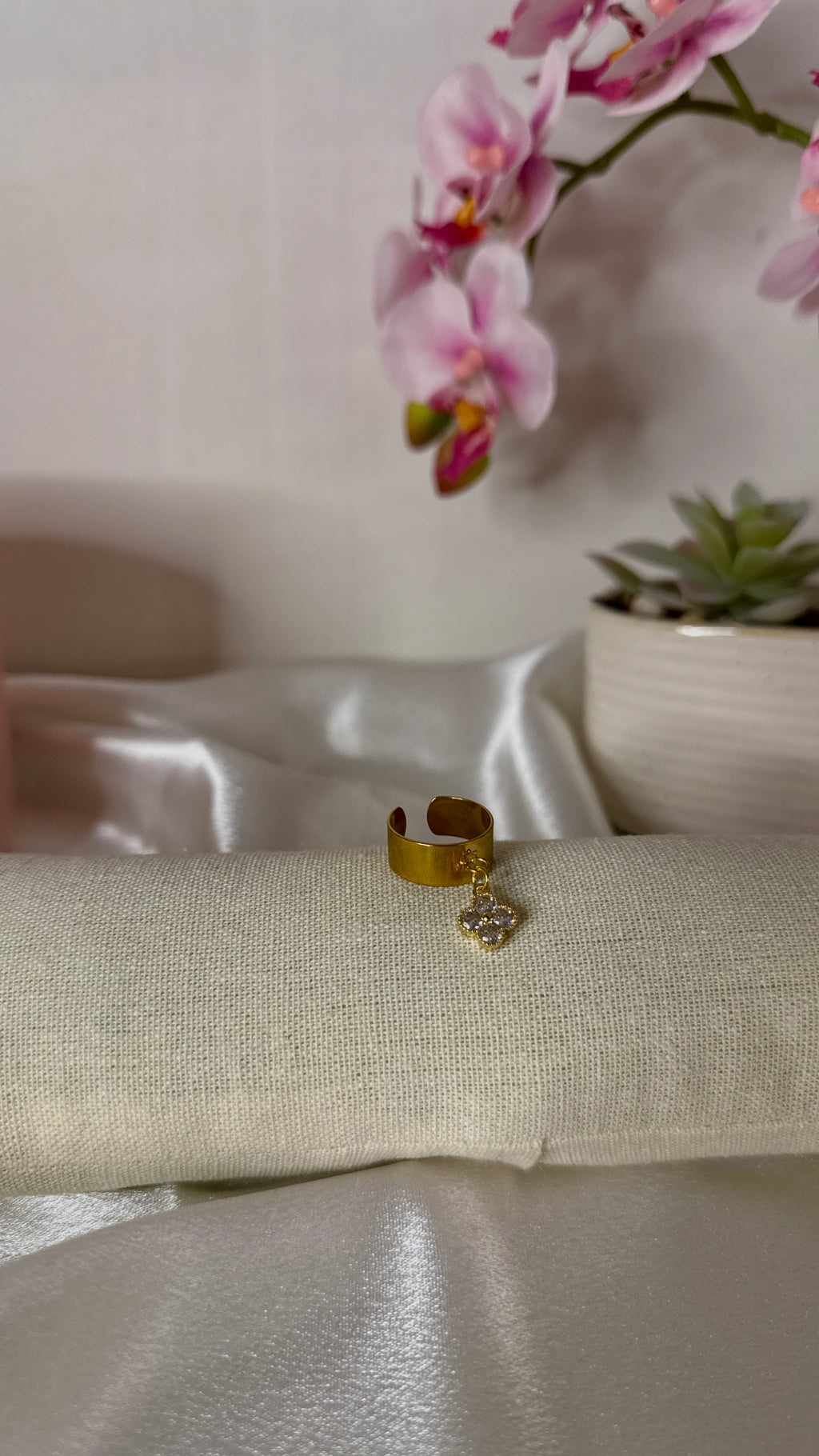 Bague Jasmine dorée