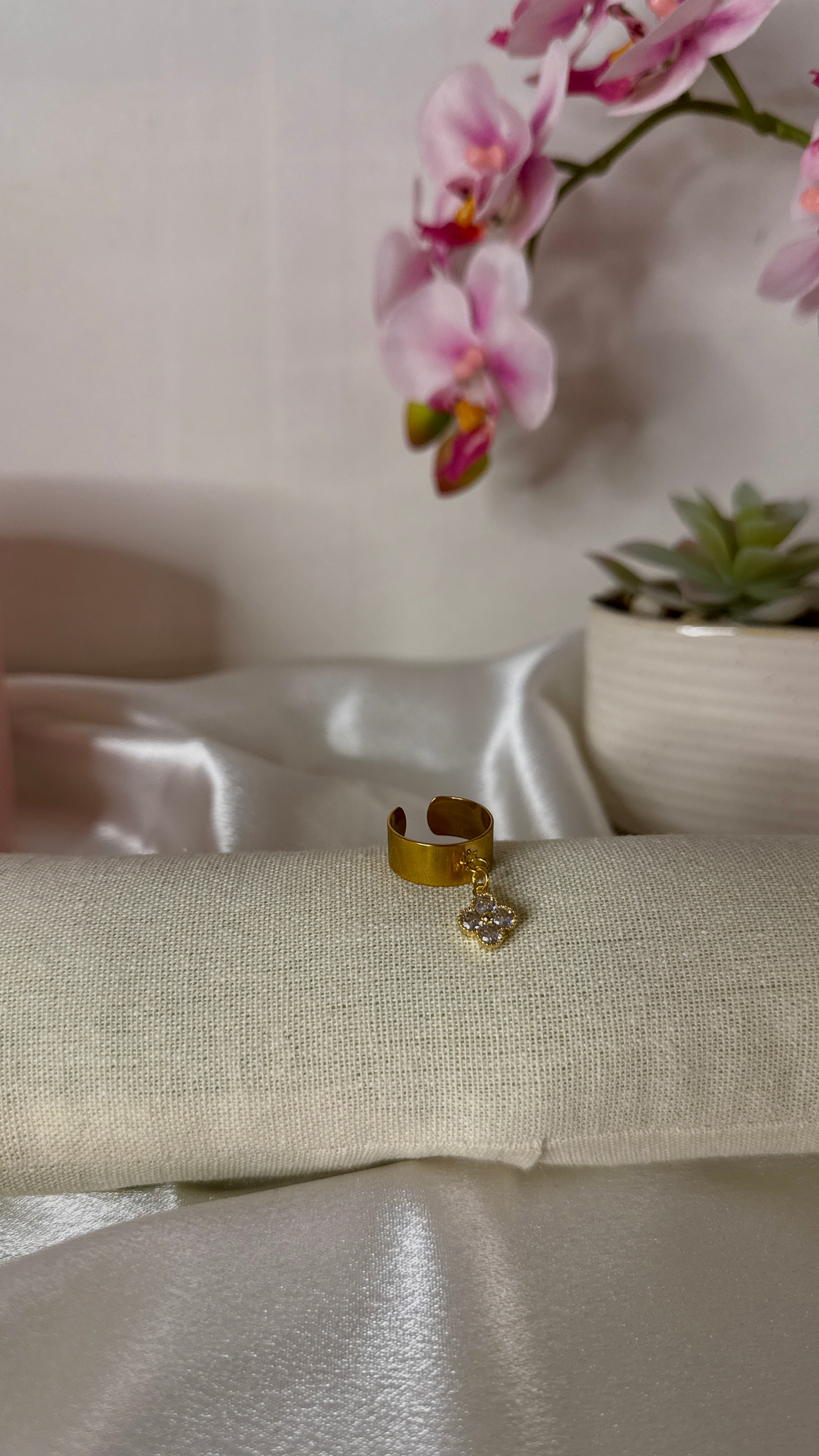 Bague Jasmine dorée