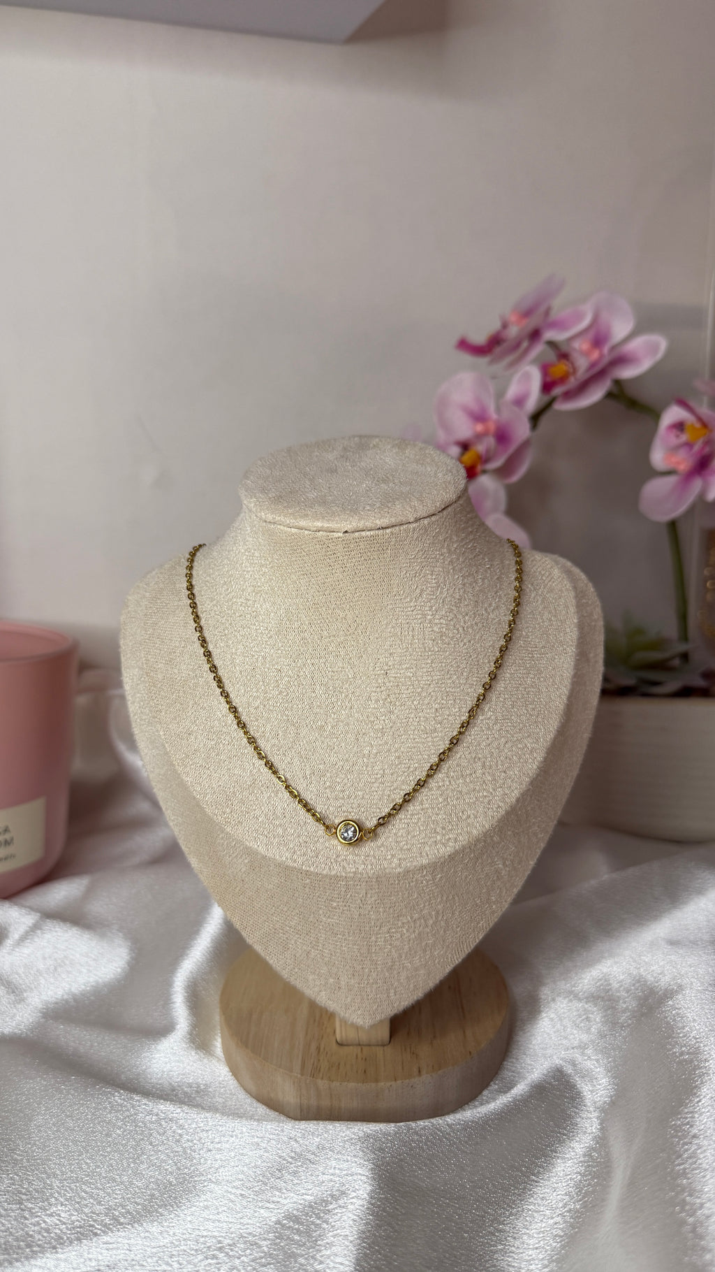 collier Ambre doré