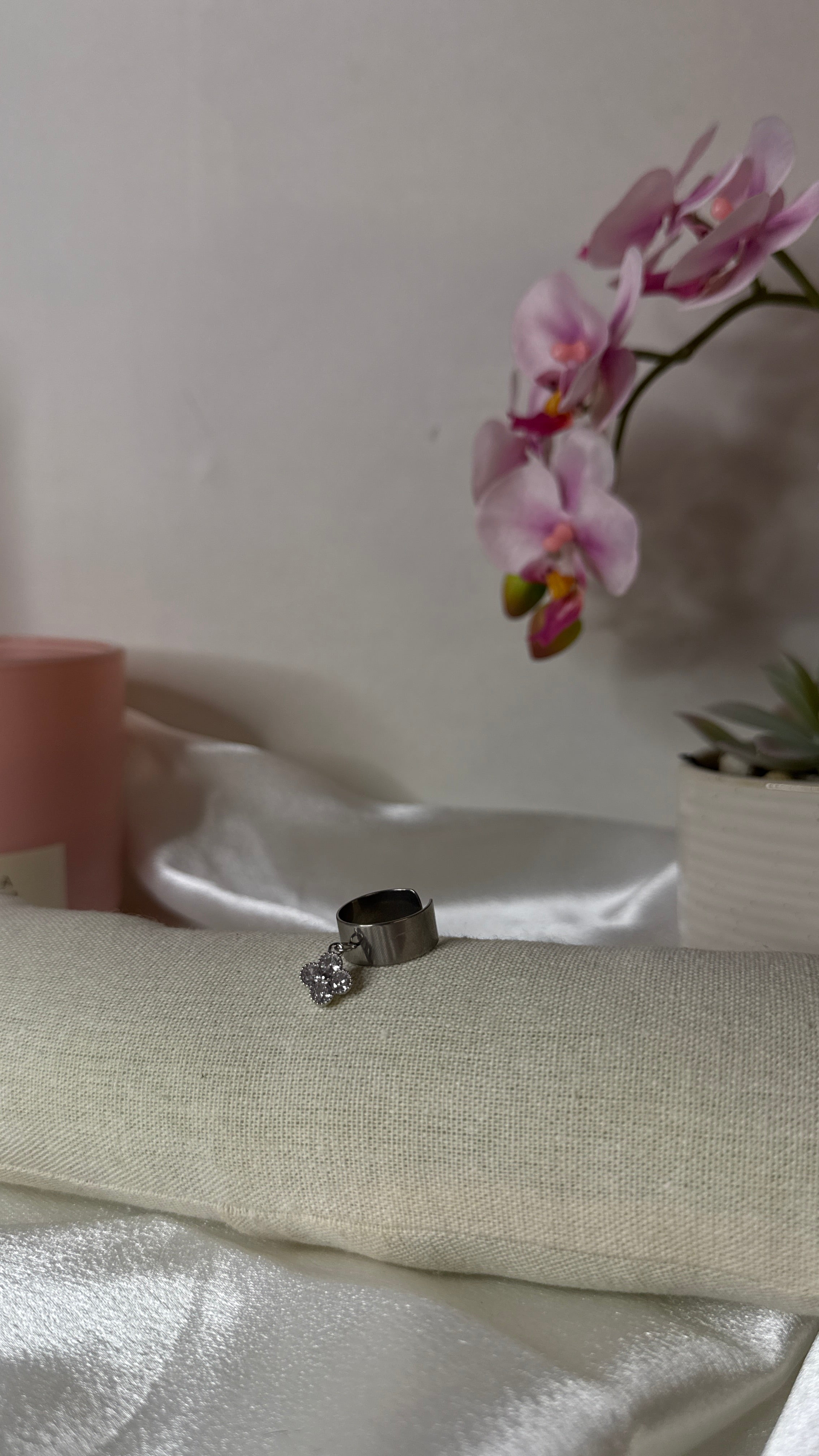 Bague Jasmine argentée