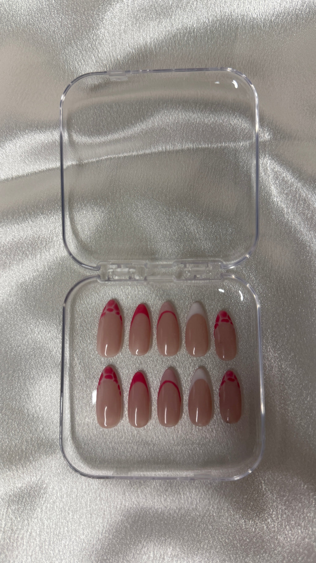 Press on nails French & effet croco